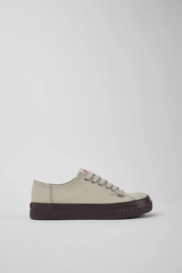 Women Peu Roda Gray Recycled Cotton Sneakers Camper Sneakers Women Peu Roda Gray Recycled Cotton Sneakers Camper Sneakers