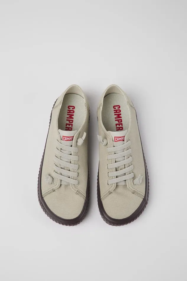 Women Peu Roda Gray Recycled Cotton Sneakers Camper Sneakers Women Peu Roda Gray Recycled Cotton Sneakers Camper Sneakers