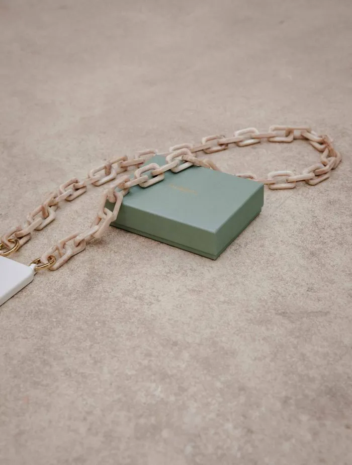 Women Phone Straps Bobbies Firenze Crema Marfil