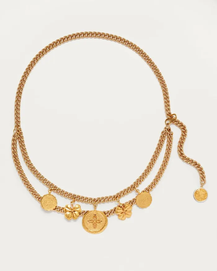 Women Rain Charm Belt Gold Ramy Brook Belts