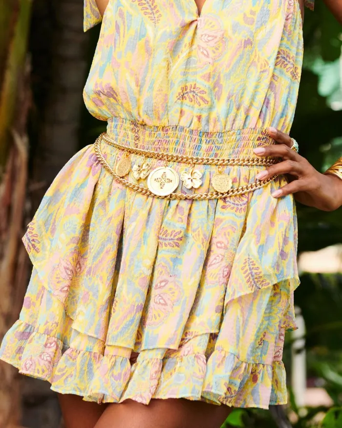 Women Rain Charm Belt Gold Ramy Brook Belts