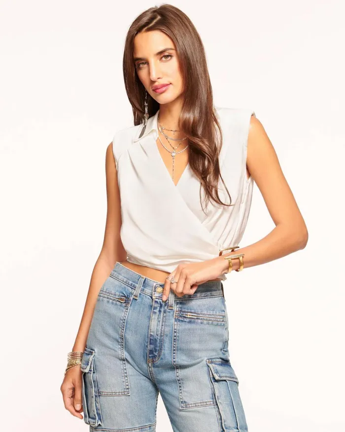 Women Reagan VNeck Tank Top Spruce Ramy Brook Tops Women Reagan VNeck Tank Top Spruce Ramy Brook Tops