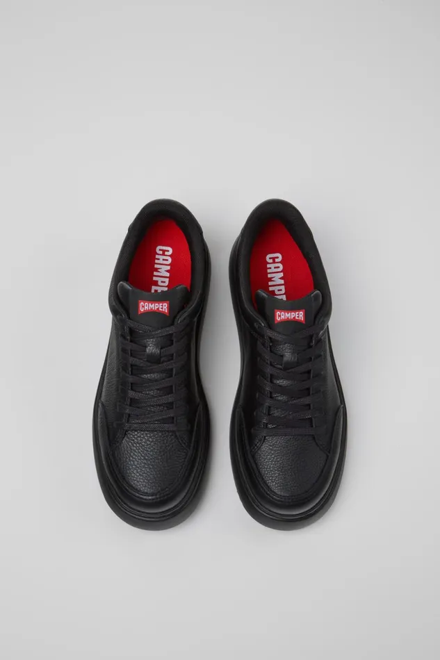 Women Runner K21 Black Leather Shoes Camper Sneakers Women Runner K21 Black Leather Shoes Camper Sneakers