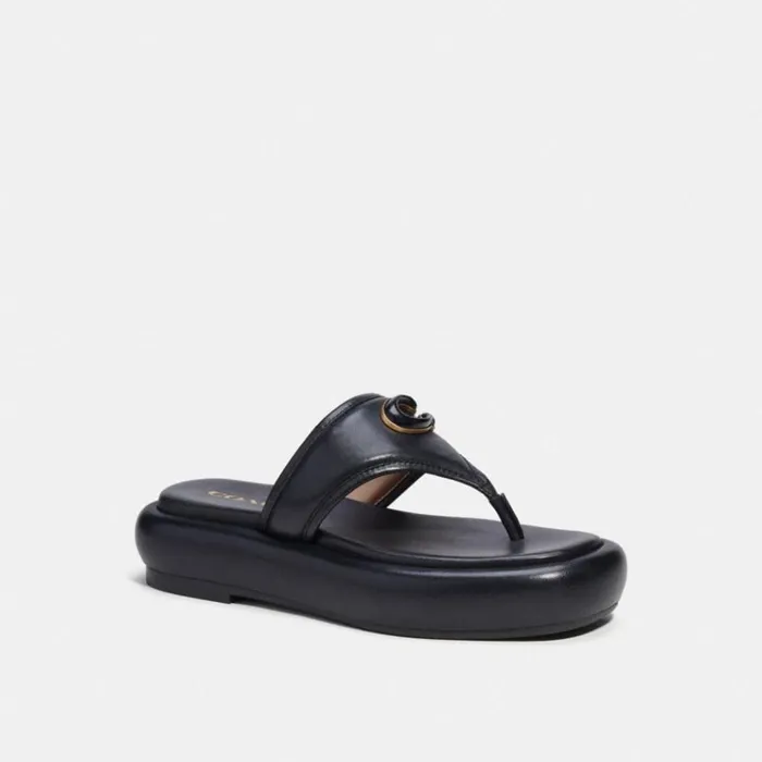 Women Sandals Coach Sylvie Sandal Black