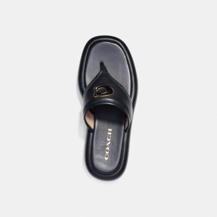 Women Sandals Coach Sylvie Sandal Black