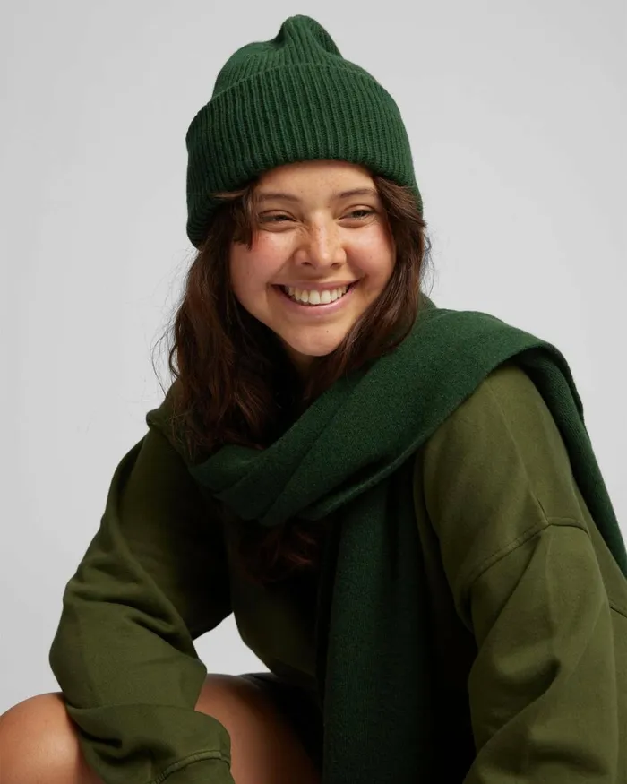 Women Scarves Colorful Standard Merino Wool Scarf Dusty Olive
