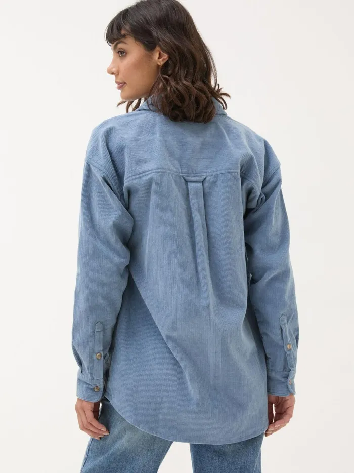 Women Shirts and Blouses Fat Face Dusky Blue Carolin Cord 100 Cotton Shirt Women Shirts and Blouses Fat Face Dusky Blue Carolin Cord 100 Cotton Shirt