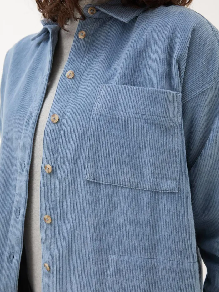 Women Shirts and Blouses Fat Face Dusky Blue Carolin Cord 100 Cotton Shirt Women Shirts and Blouses Fat Face Dusky Blue Carolin Cord 100 Cotton Shirt