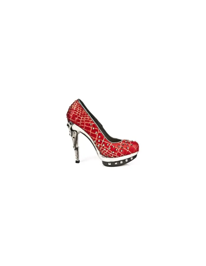 Women Shoe Punk MPunk034C4 New Rock High Heels