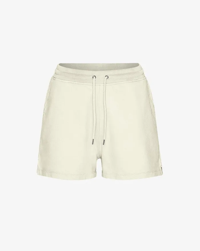 Women Shorts Colorful Standard Women Organic Sweatshorts Ivory White