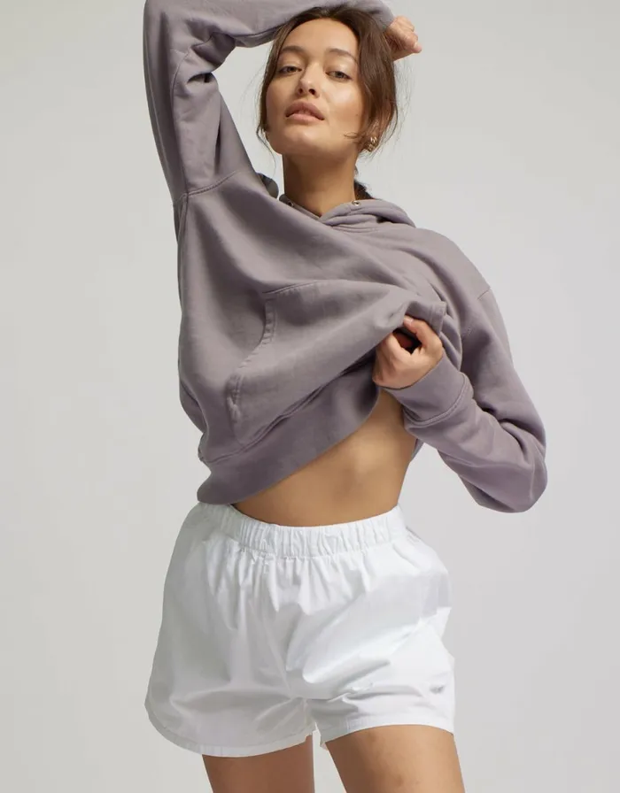 Women Shorts Colorful Standard Women Organic Twill Shorts Lava Grey