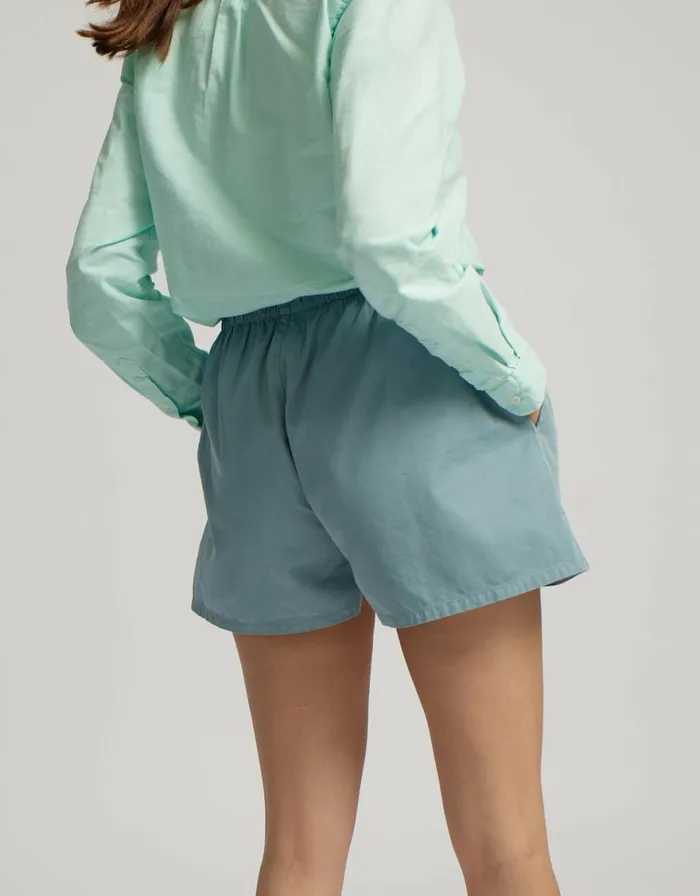 Women Shorts Colorful Standard Women Organic Twill Shorts Steel Blue