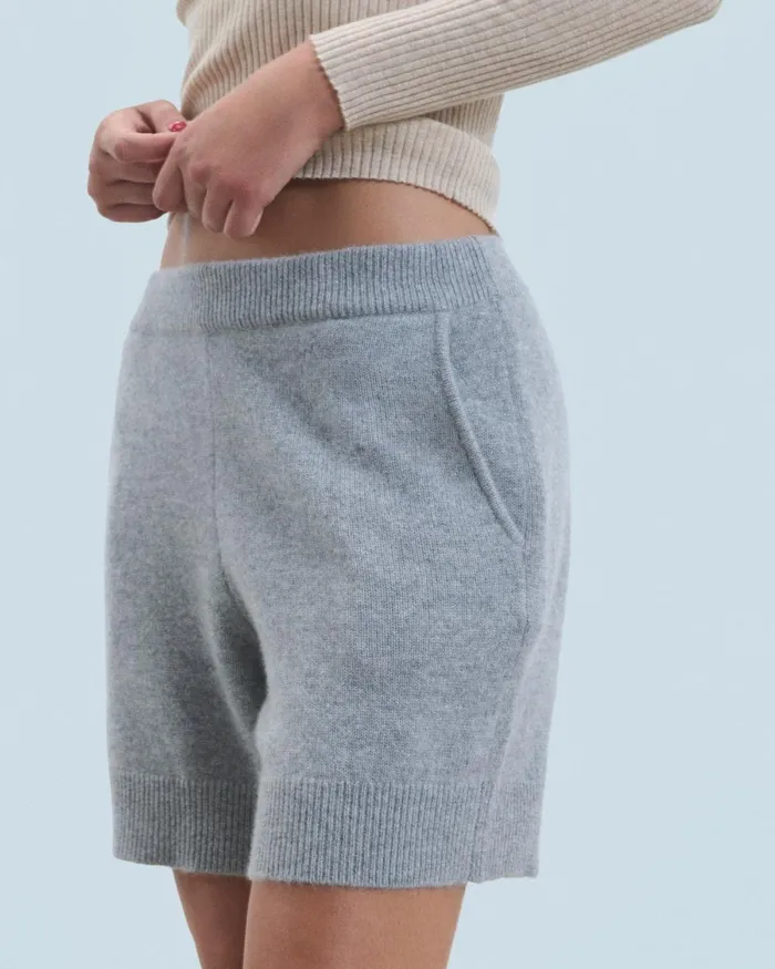 Women Shorts From Future Short Bermuda Dark Heather Gray