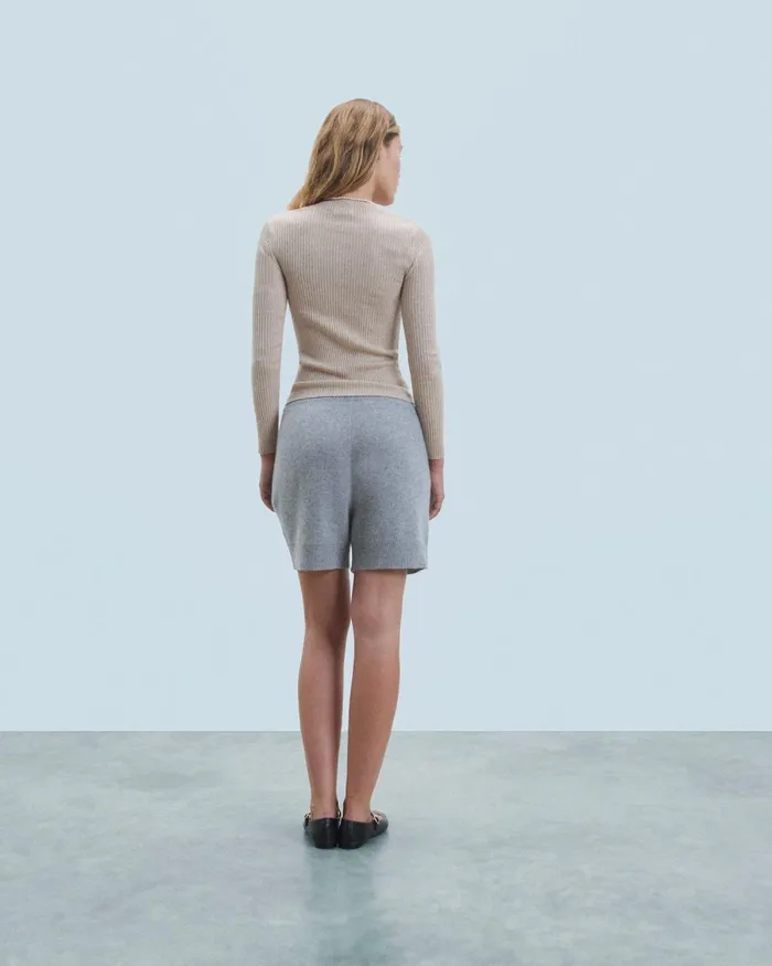 Women Shorts From Future Short Bermuda Dark Heather Gray