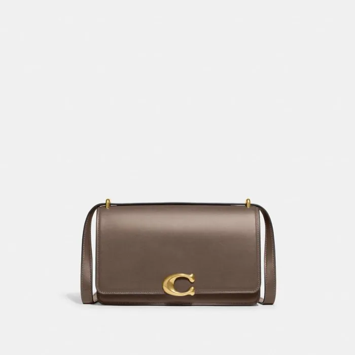 Women Shoulder Bags and Hobos Coach Bandit Shoulder Bag Brassdark Stone