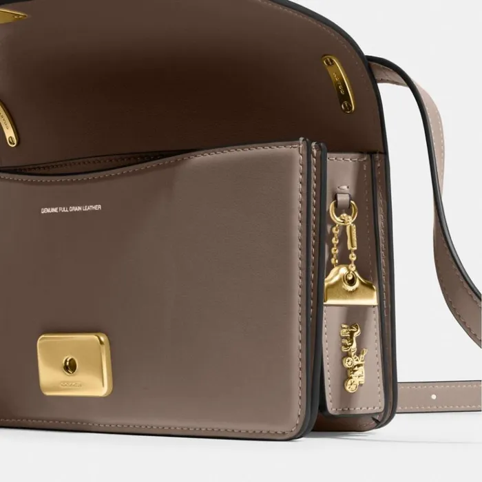 Women Shoulder Bags and Hobos Coach Bandit Shoulder Bag Brassdark Stone