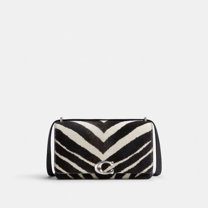 Women Shoulder Bags and Hobos Coach Bandit Shoulder Bag In Haircalf With Zebra Print Silverzebra Women Shoulder Bags and Hobos Coach Bandit Shoulder Bag In Haircalf With Zebra Print Silverzebra