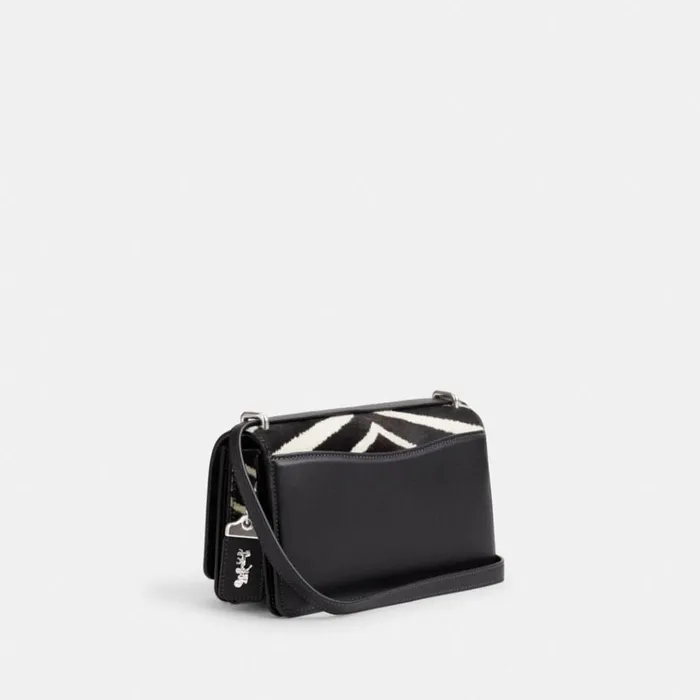 Women Shoulder Bags and Hobos Coach Bandit Shoulder Bag In Haircalf With Zebra Print Silverzebra Women Shoulder Bags and Hobos Coach Bandit Shoulder Bag In Haircalf With Zebra Print Silverzebra