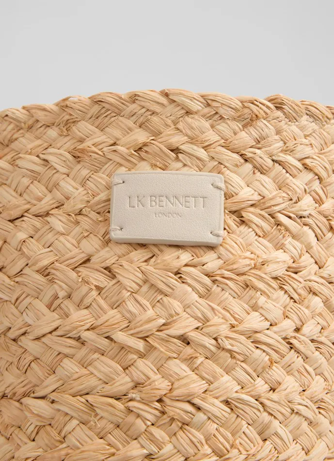 Women Shoulder Bags LKBennett Mandy Natural Raffia Bucket Bag Women Shoulder Bags LKBennett Mandy Natural Raffia Bucket Bag