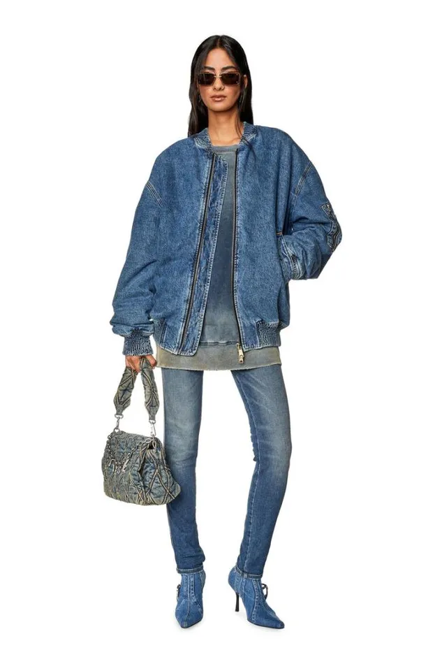 Women Skinny Jeans 2015 Babhila 09g71 Dark Blue Diesel Skinny