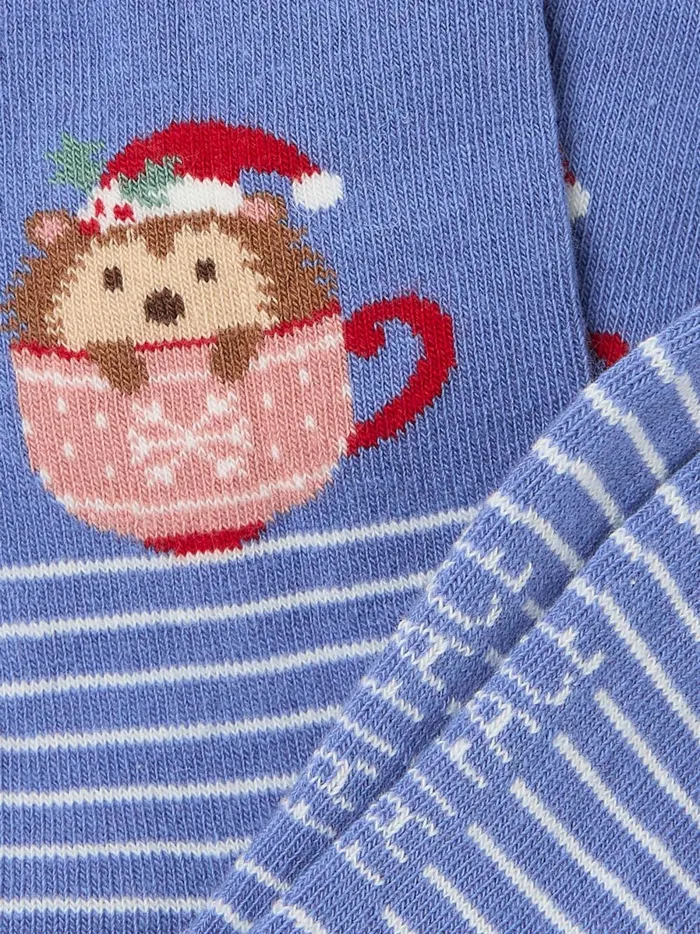 Women Socks and Tights Fat Face Blue Hedgehog Mug Socks 1 Pack Women Socks and Tights Fat Face Blue Hedgehog Mug Socks 1 Pack