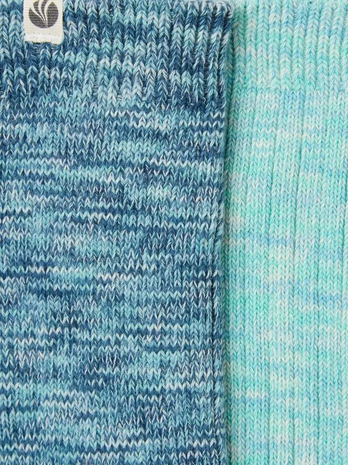 Women Socks and Tights Fat Face Blue Space Dye Socks 2 Pack Women Socks and Tights Fat Face Blue Space Dye Socks 2 Pack