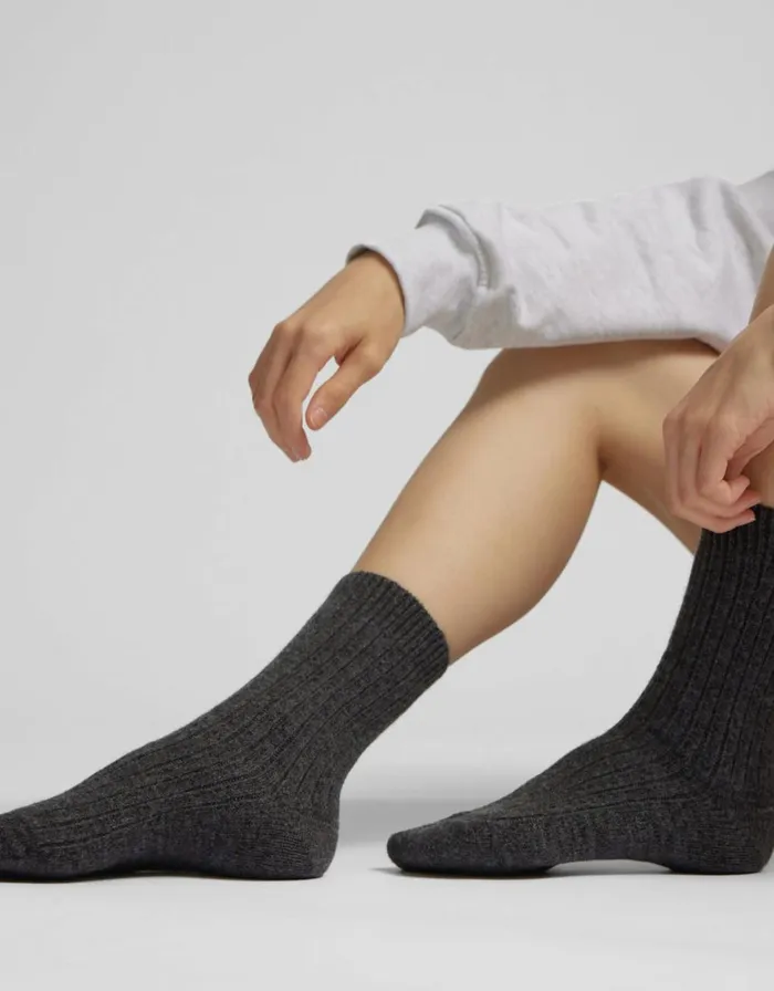 Women Socks Colorful Standard Merino Wool Blend Sock Burned Yellow