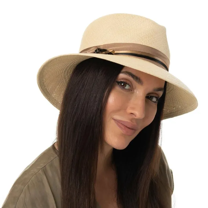 Women Straw Hats Mayser Leonie Panama Hat With UV Protection Nature Women Straw Hats Mayser Leonie Panama Hat With UV Protection Nature