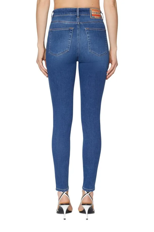Women Super Skinny Jeans 1984 SlandyHigh 09c21 Medium Blue Diesel Super Skinny Women Super Skinny Jeans 1984 SlandyHigh 09c21 Medium Blue Diesel Super Skinny