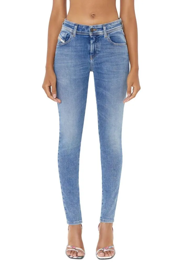Women Super Skinny Jeans 2017 Slandy 09d62 Medium Blue Diesel Super Skinny Women Super Skinny Jeans 2017 Slandy 09d62 Medium Blue Diesel Super Skinny