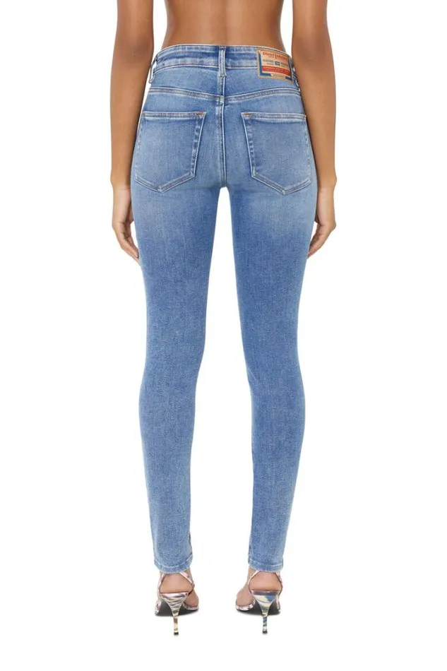 Women Super Skinny Jeans 2017 Slandy 09d62 Medium Blue Diesel Super Skinny Women Super Skinny Jeans 2017 Slandy 09d62 Medium Blue Diesel Super Skinny