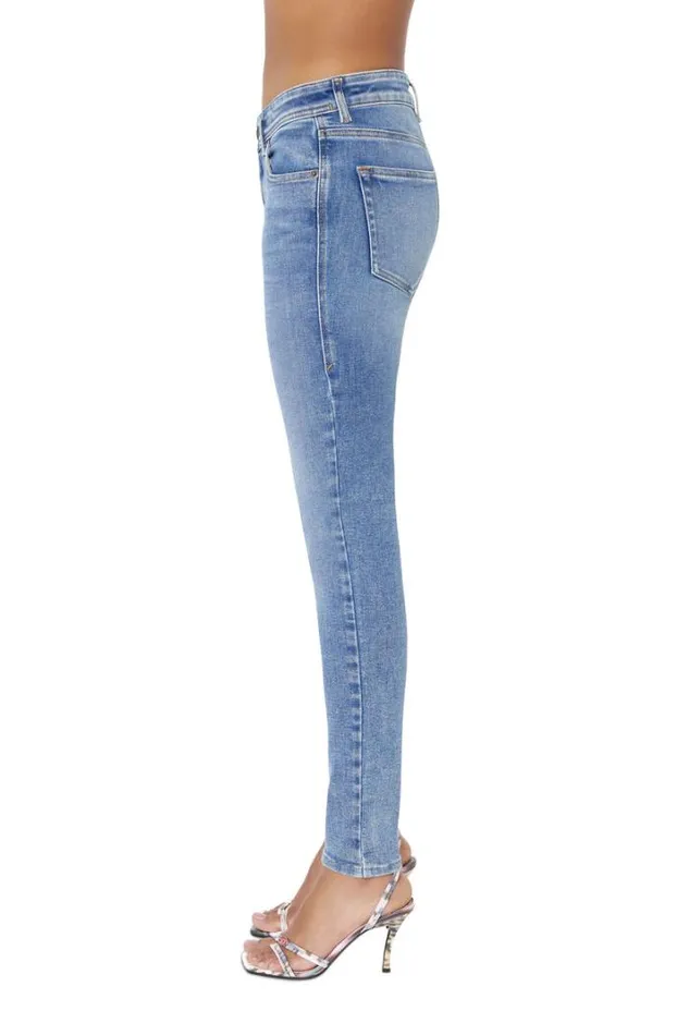 Women Super Skinny Jeans 2017 Slandy 09d62 Medium Blue Diesel Super Skinny Women Super Skinny Jeans 2017 Slandy 09d62 Medium Blue Diesel Super Skinny