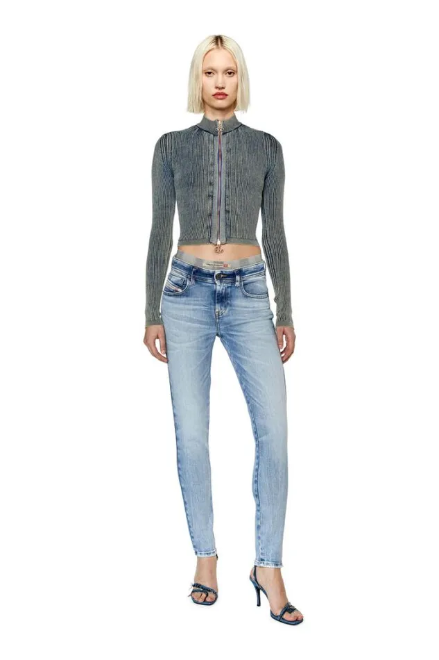 Women Super Skinny Jeans 2017 Slandy 09g18 Light Blue Diesel Super Skinny