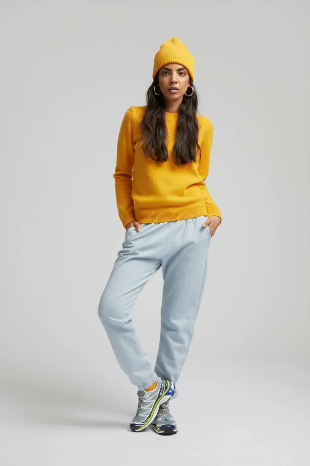 Women Sweatpants Colorful Standard Organic Sweatpants Bright Coral