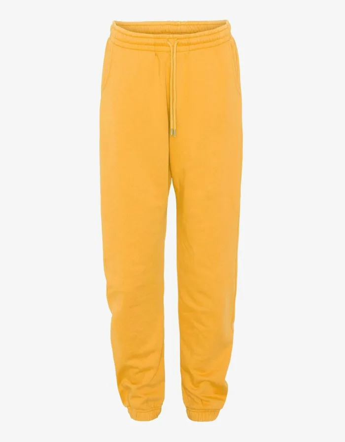 Women Sweatpants Colorful Standard Organic Sweatpants Burned Yellow