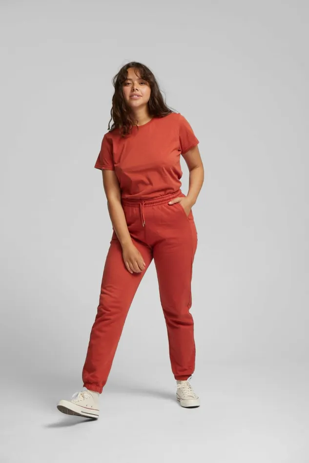 Women Sweatpants Colorful Standard Organic Sweatpants Burned Yellow