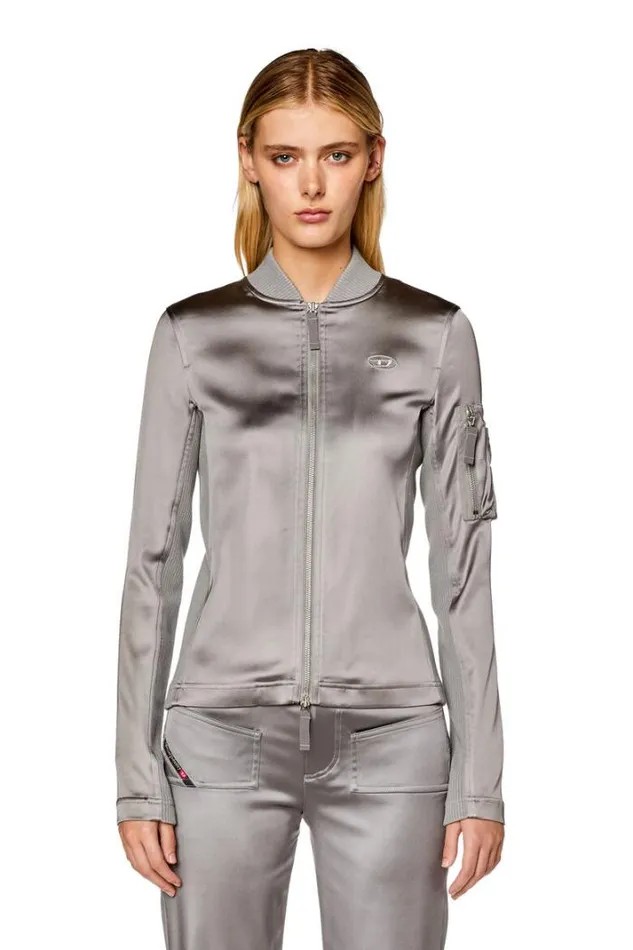 Women TOpun Light Grey Diesel Tshirts And Tops Women TOpun Light Grey Diesel Tshirts And Tops