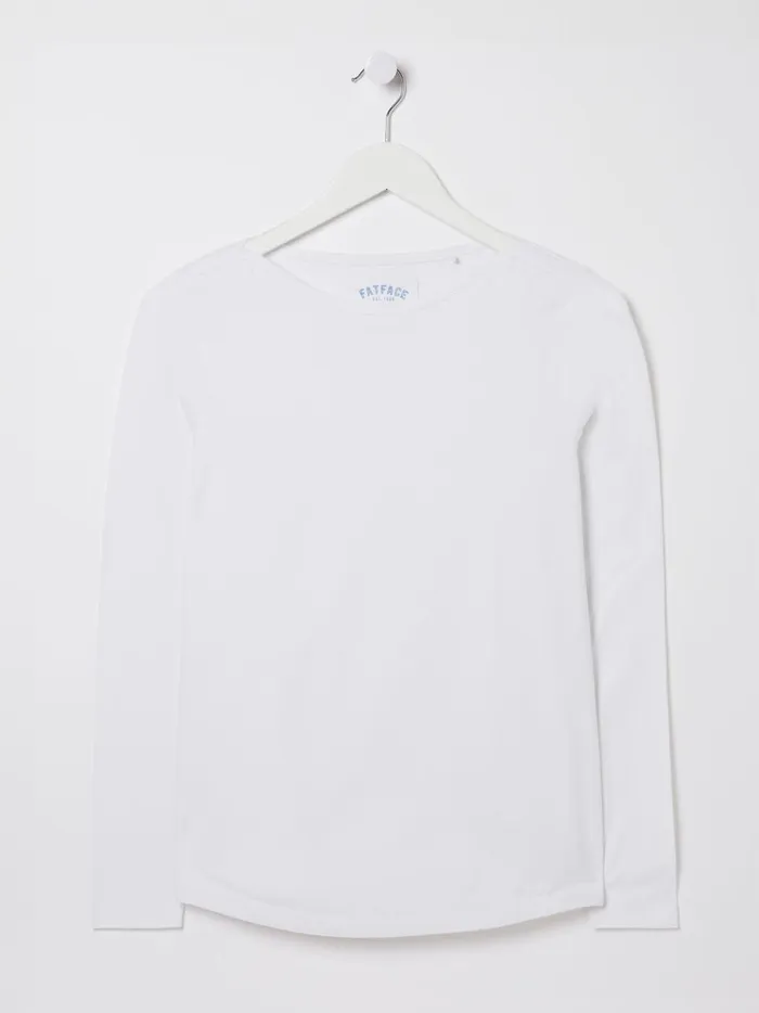 Women Tops and TShirts Fat Face Bree White TShirt