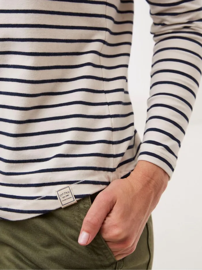 Women Tops and TShirts Fat Face Breton Natural TShirt