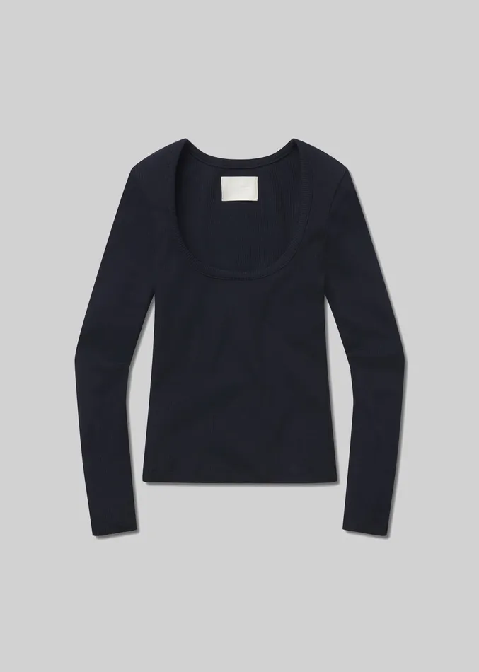 Women Tops Citizens Of Humanity Rumi Scoop Neck In Navy