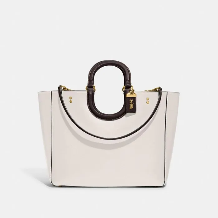 Women Totes and Carryalls Coach Rae Tote In Colorblock Brasschalk Multi