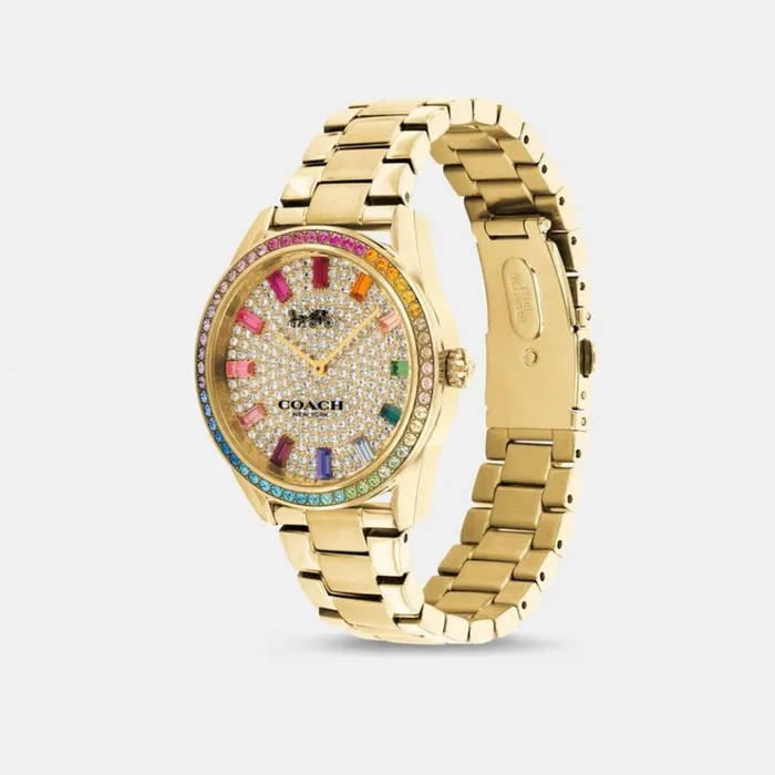 Women Watches Coach Preston Watch 36 Mm Gold Women Watches Coach Preston Watch 36 Mm Gold