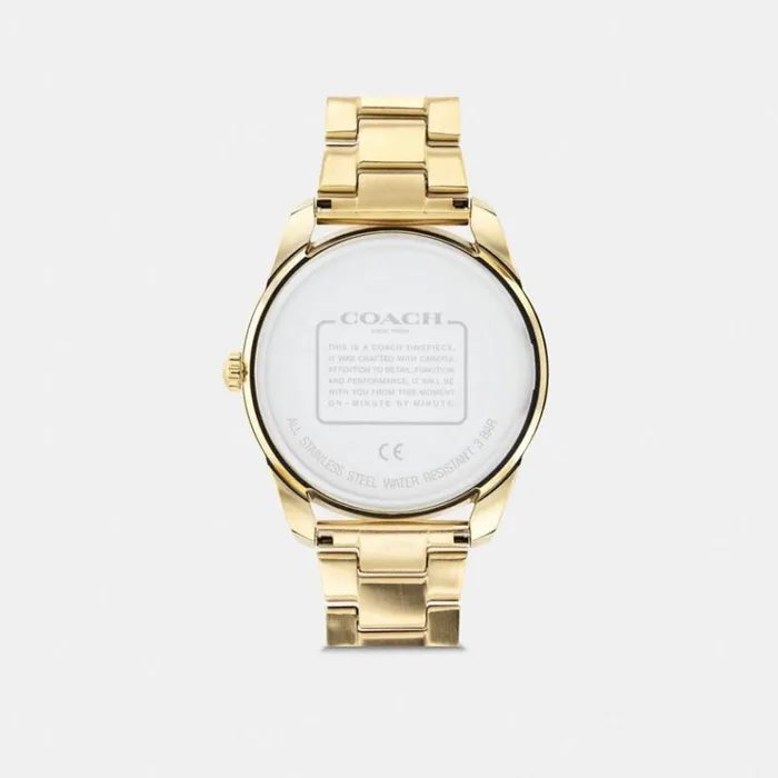 Women Watches Coach Preston Watch 36 Mm Gold Women Watches Coach Preston Watch 36 Mm Gold