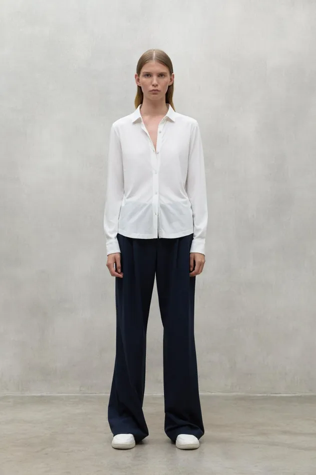Women White Lasa Shirt Ecoalf Shirts
