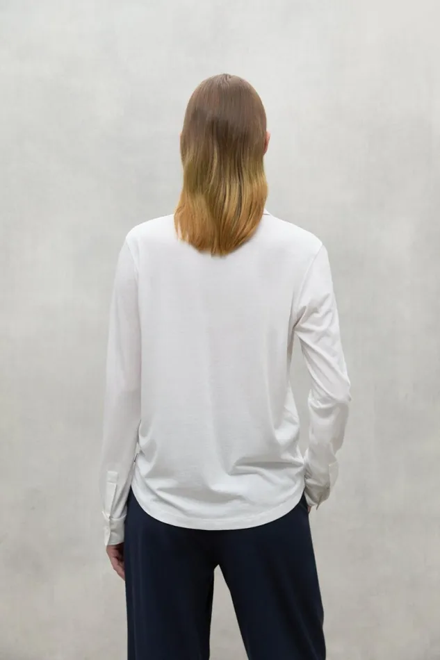 Women White Lasa Shirt Ecoalf Shirts