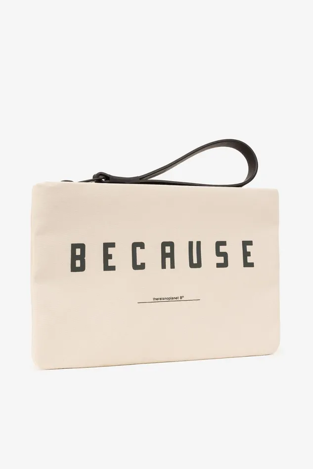 Women White Lupita Handbag With Message Ecoalf Handbags