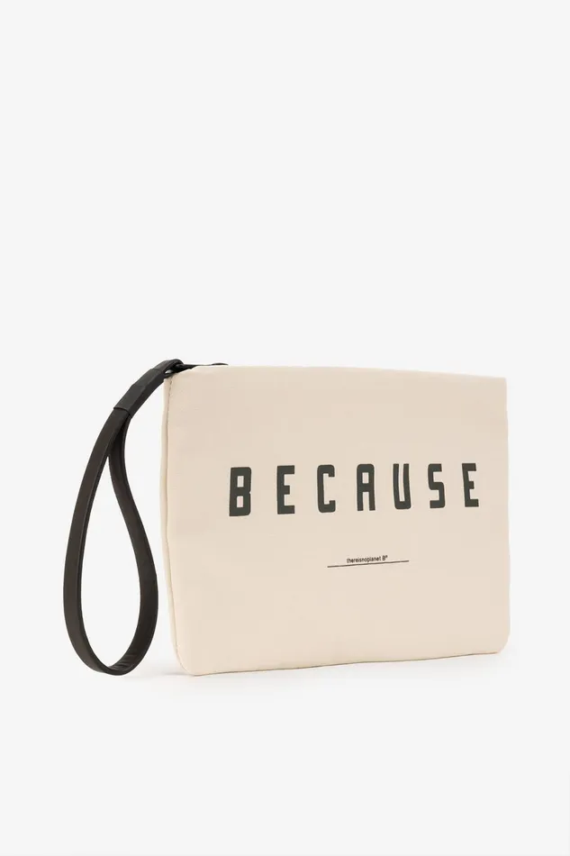 Women White Lupita Handbag With Message Ecoalf Handbags