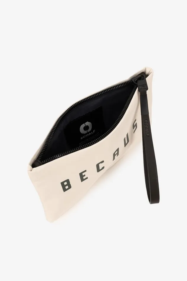 Women White Lupita Handbag With Message Ecoalf Handbags