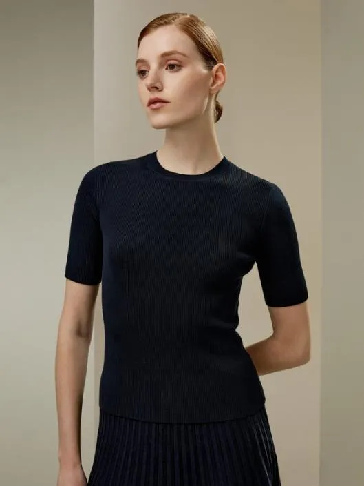 Womenx27s Silk Knit Top Women Lilysilk Tops