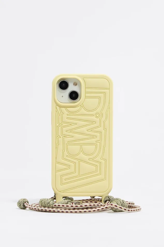 Yellow Silicone IPhone 15 Case Yellow Women Bimba Y Lola Phone Cases